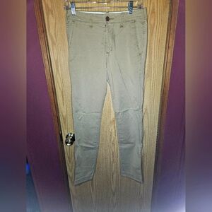 Hollister California Men's Epic Flex Skinny Fit Twill Chino Pants 26W 30L